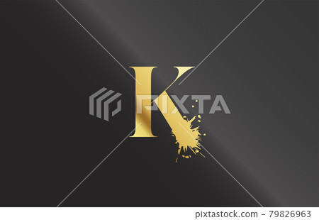splash K alphabet icon letter for corporate. Grunge design suitable for a company logo splash K alphabet icon letter for corporate. Grunge design suitable for a company logo 79826963