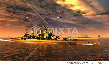 皇家海軍艦隊回顧戰艦“喬治五世”(二戰) 皇家海軍艦隊回顧戰艦“喬治五世”(二戰) 79828795