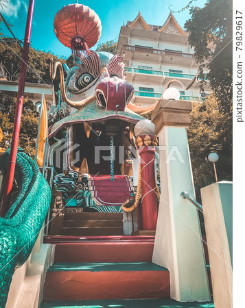 Wat Ban Tham temple and cave in Kanchanaburi, Thailand Wat Ban Tham temple and cave in Kanchanaburi, Thailand 79829617