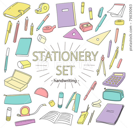 stationery, writing instrument, set 79830063