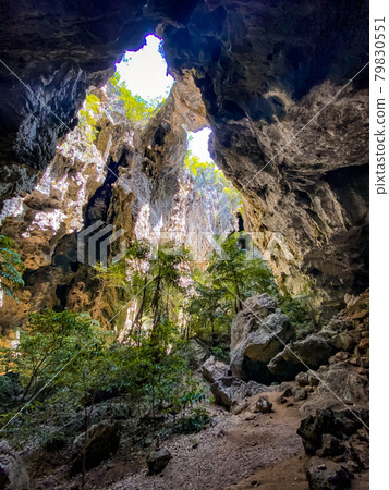 Phraya Nakhon Cave, Khua Kharuehat pavillion temple in Khao Sam Roi Yot National Park in Prachuap 79830551
