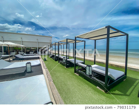 Cha Am Beach in Phetchaburi, Thailand 79831179