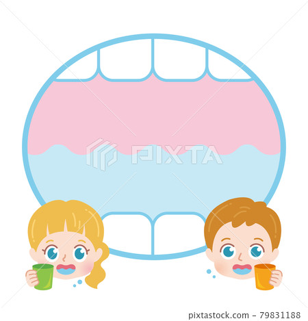 Gargle kid and tooth frame Gargle kid and tooth frame 79831188