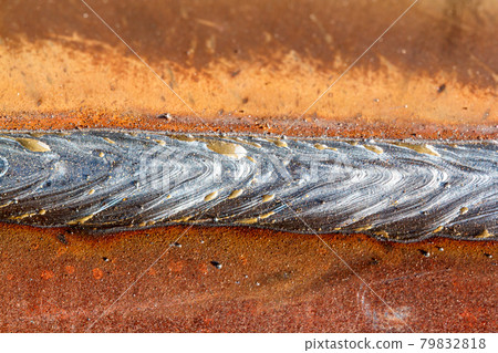 welding seam onto steel sheet metal 79832818