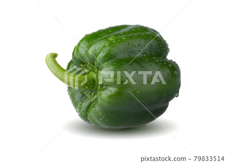 Yellow Bell Pepper isolated on a white background 79833514