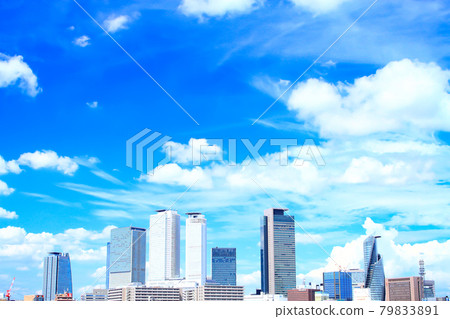 Scenery of the skyscraper county in front of Nagoya Station, Nagoya City 79833891