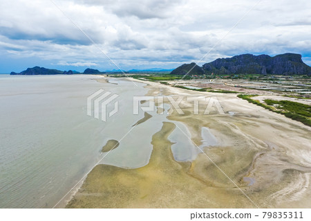 Sam Phraya beach in Sam Roi Yot national park in Prachuap Khiri Khan, Thailand 79835311