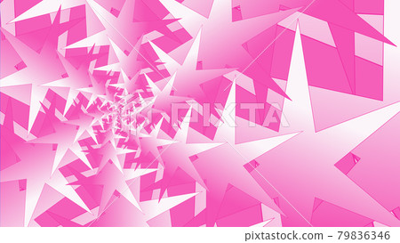CG star Geometric background material composed of many star shapes 79836346