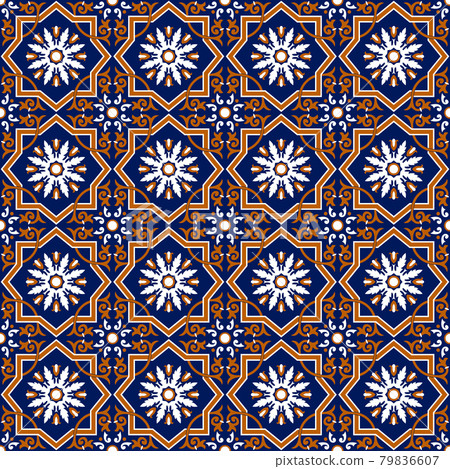 Talavera pattern. Moroccan tile mosaic.  79836607