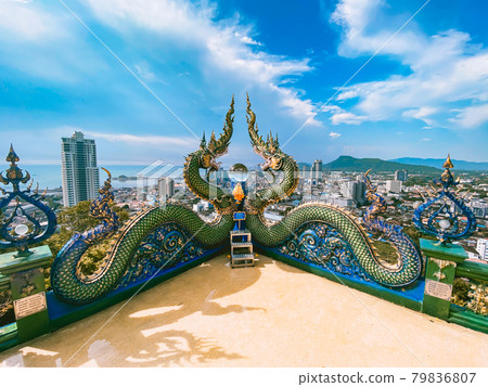 Wat Khao Phra Khru viewpoint in ChonBuri, Thailand Wat Khao Phra Khru viewpoint in ChonBuri, Thailand 79836807