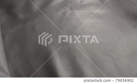 Closeup shot of leather jacket 79836902