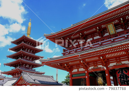 淺草寺：寶藏門和五層塔 79837788