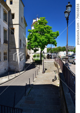 Cityscape of Ile de la Cite, Paris, France, taken on June 13, 2021 79838838