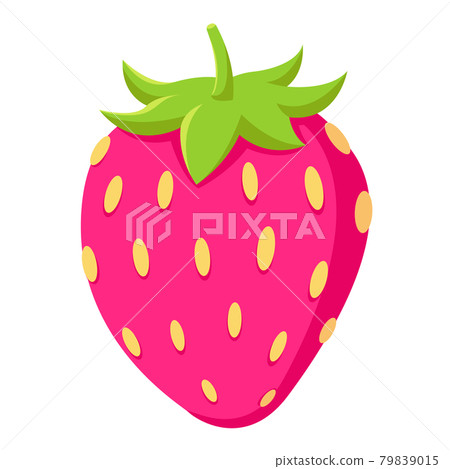 Red juicy strawberrie. Vector Patterns for fabric 79839015
