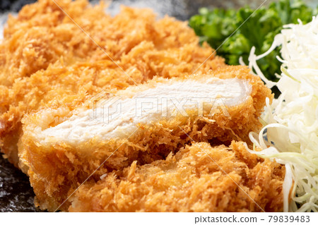 Pork cutlet (loin cutlet). 79839483