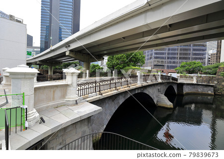 Tokiwa Bridge over the Nihonbashi River in Otemachi, Tokyo 79839673