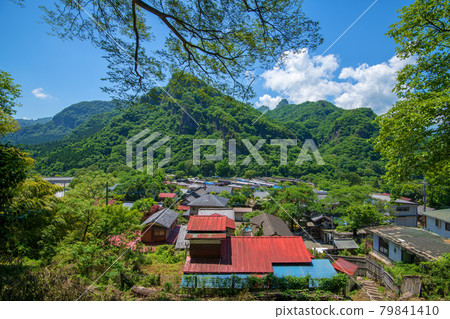 從關所八幡遺跡眺望鐵道文化村安中市 79841410