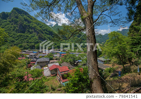 View from Sekisho Hachiman Ruins toward Railway Culture Village Annaka City View from Sekisho Hachiman Ruins toward Railway Culture Village Annaka City 79841541