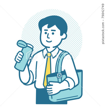 Men with my bottles 79842749
