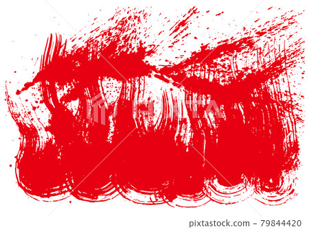 Flame handwritten brush illustration Flame handwritten brush illustration 79844420