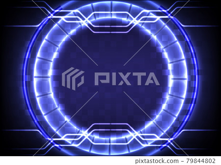 Element of computer data. Abstract hologram hi-tech background. Digital infographic. Virtual reality technology electric innovation. Head-up display interface. Futuristic Sci-Fi glowing frame HUD UI Element of computer data. Abstract hologram hi-tech background. Digital infographic. Virtual reality technology electric innovation. Head-up display interface. Futuristic Sci-Fi glowing frame HUD UI 79844802