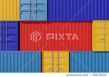 Background pattern stacking of container box Background pattern stacking of container box 79879430