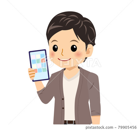 一件羊毛衫的年輕人 79905456