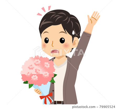 Young man in a cardigan 79905524