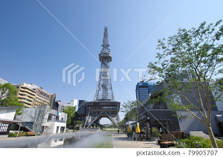 Nagoya City: Hisaya Odori Park / Mizube Hiroba and TV Tower 79905707