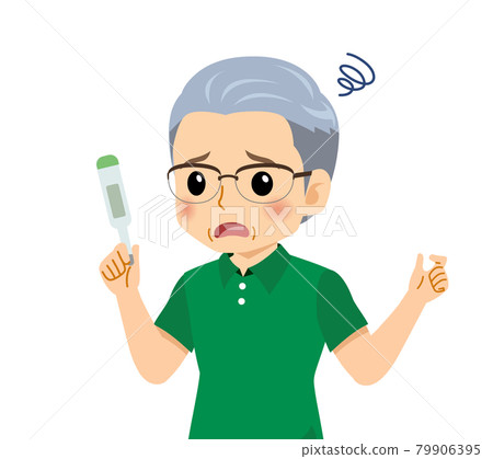 短袖的白髮男子 79906395
