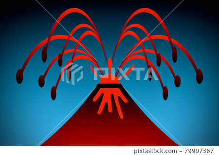 volcanic eruption volcanic eruption 79907367