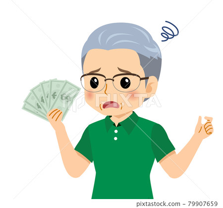 短袖的白髮男子 79907659