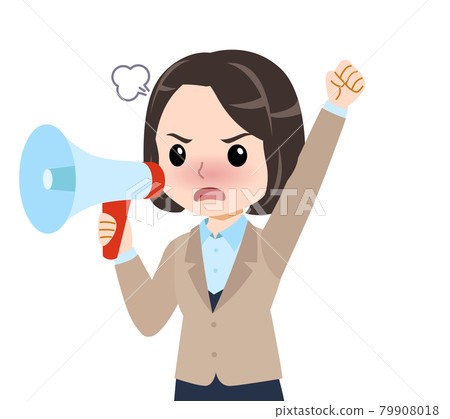 米色西裝的女人 米色西裝的女人 79908018