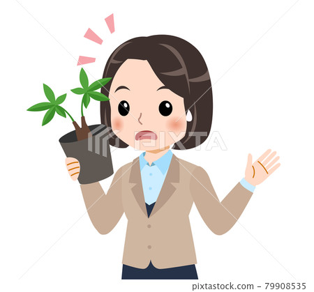 米色西裝的女人 米色西裝的女人 79908535