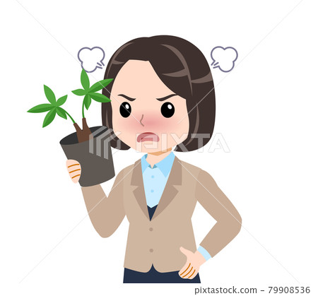 米色西裝的女人 米色西裝的女人 79908536