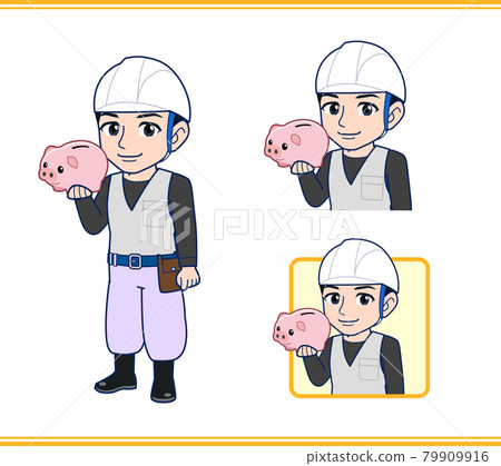 在建築工地工作的人 79909916