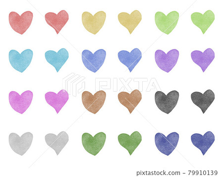 符號郵票心形顏色集 79910139