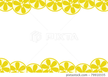 Lemon frame 2 rectangle - Stock Illustration [79910335] - PIXTA