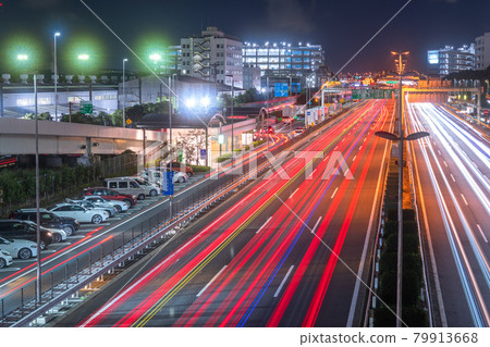《Tokyo》 Traffic image ・ Oi Wharf on the Metropolitan Expressway Bayshore Line 《Tokyo》 Traffic image ・ Oi Wharf on the Metropolitan Expressway Bayshore Line 79913668
