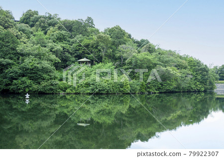 Okazaki Central Park Onshi Pond Okazaki Central Park Onshi Pond 79922307