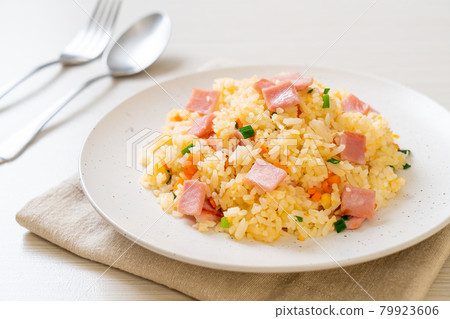 ham fried rice ham fried rice 79923606