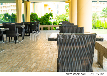 empty table and chair empty table and chair 79925484