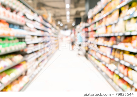 abstract blur supermarket for background abstract blur supermarket for background 79925544