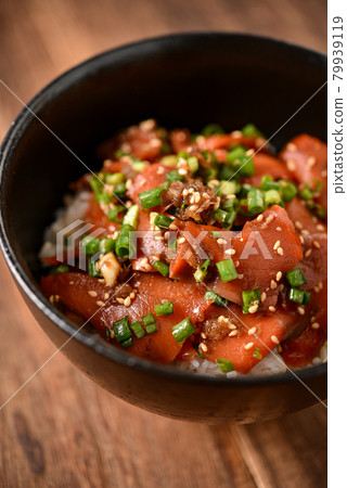 Plenty of smoked salmon bowl Plenty of smoked salmon bowl 79939119