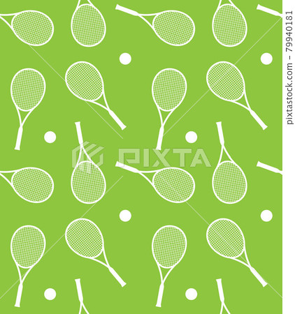 Tennis Racket Pattern High Resolution Vector seamless pattern of tennis racket and ball - Stock Illustration ...
