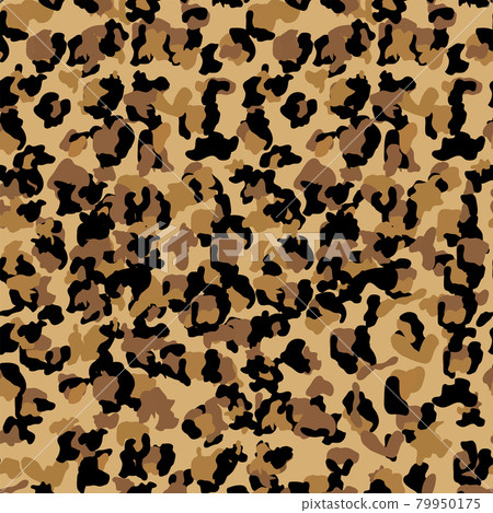 Leopard seamless pattern design illustration... - Stock Illustration ...