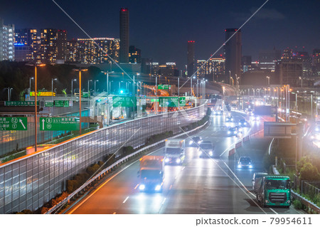 《東京》交通圖·首都高速灣岸線大井碼頭 《東京》交通圖·首都高速灣岸線大井碼頭 79954611