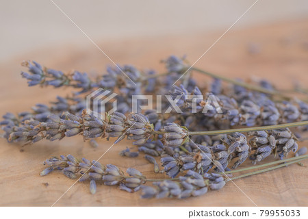 Dried lavender potpourri, dried lavender on a tree, potpourri, 79955033