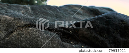 Wavy sandstone smoothed by erosion, intentionally shallow depth of field Wavy sandstone smoothed by erosion, intentionally shallow depth of field 79955921