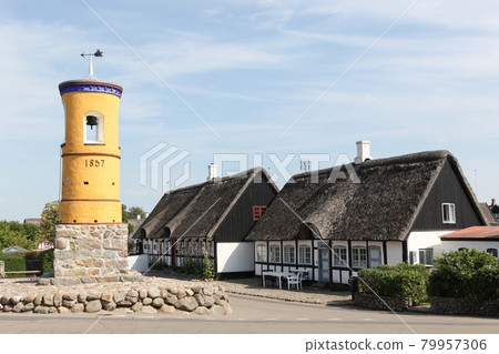 The bell tower of Nordby in Samsoe island, Denmark 79957306